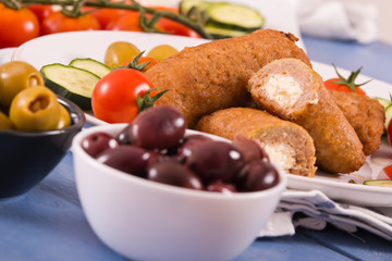 Bifteki greek meatballs. 