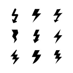 Set icons of lightning