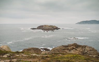 Seascape in the galician coast