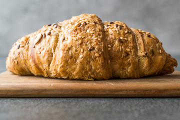 Whole Grain Gluten Free Rye Croissants with Kernel Seeds
