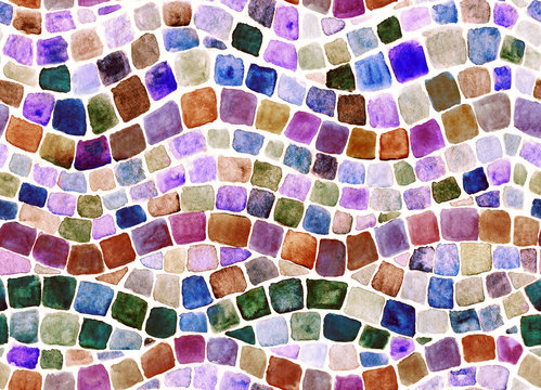 Fototapeta Wave mosaic