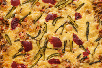 Delicious home made pizza