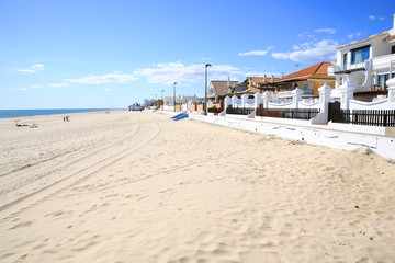 Beautiful beach in Costa de la Luz, Matalascanas, Atlantic Coast, Spain