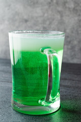 Glass of Green Beer for St Patrick's Day