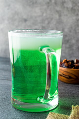 Glass of Green Beer for St Patrick's Day
