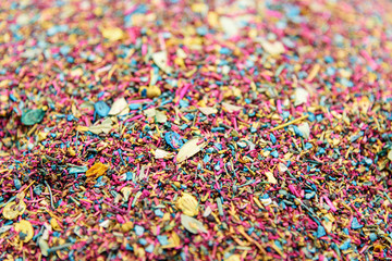 Esfand, Wild Rue Seeds is an aromatic seed commonly used to create incense. Herbs in Grand Bazaar in Tabriz. Iran