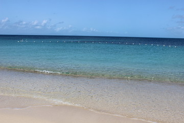 Mare di Antigua dal terrazzo