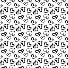 Seamless heart pattern.