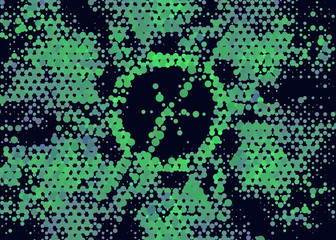 Abstract background with dots