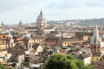 Fototapeta na wymiar Rome Panorama, Landscape view