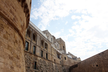 The Castle of Otranto - Corigliano d'Otranto, Apulia, Italy. A Baroque façade built during the 17th century