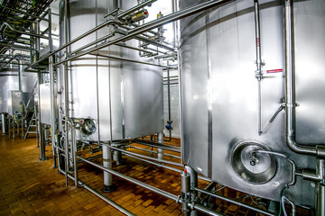 Fermentation in huge vats