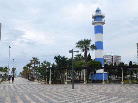 Torre del Mar, en la costa malague&ntilde;a situada en V&eacute;lez-M&aacute;laga, ubicado en la comarca de La Axarqu&iacute;a, en la provincia de M&aacute;laga,Andalucia Espa&ntilde;a.