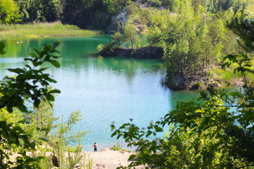 lake in the mountains