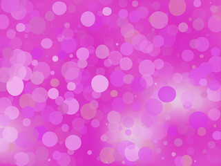 Pink-violet gradient background with bokeh effect. Abstract blurred pattern. Light background Vector illustration