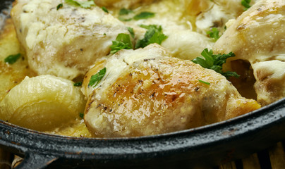 Chicken  With Garlic Parmesa