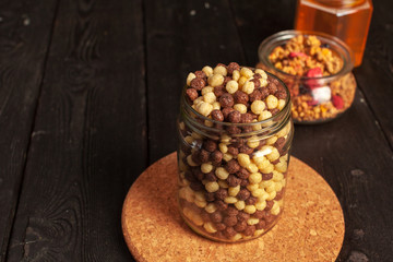 Healthy breakfast, close up