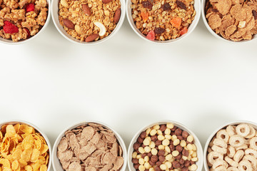 Healthy diet breakfast ingredients