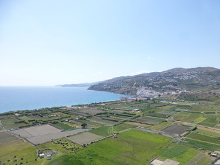 Salobreña, pueblo blanco de Granada en Andalucia (España)