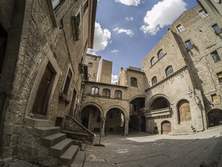 Piazza San Pellegrino in Viterbo, Italy