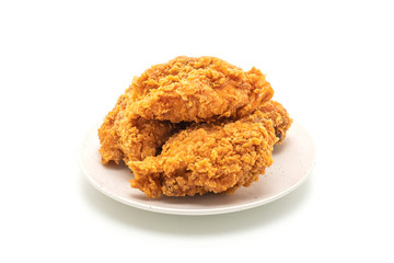 fried chicken meal (junk food and unhealthy food)
