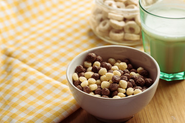 Healthy breakfast on the table