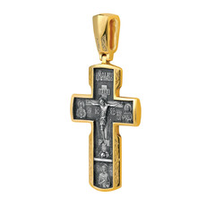 Jewelry - Religious pendant made of gold on a white background