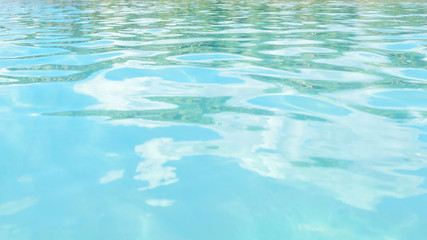 Background shot of aqua sea water surface