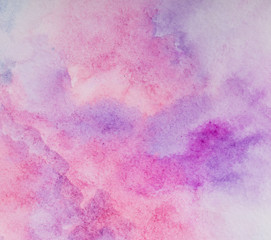 abstract pink watercolor splash stroke background