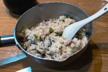 The food in the restaurant, Fried rice