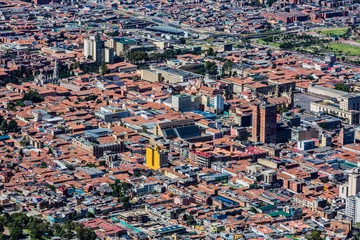 Poster Bogota Skyline cityscape in Bogota capital city of Colombia South America © snaptitude