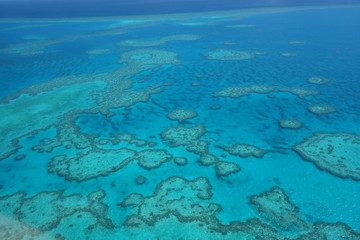 scenic flight over Great Barrier reef