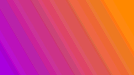 Abstract colorful background with gradient stripes from purple to orange