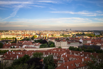 Fototapeta na wymiar City view of Prague