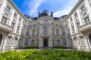 Fototapeta na wymiar Rekenhof - cour des comptes in Brussel, Belgium
