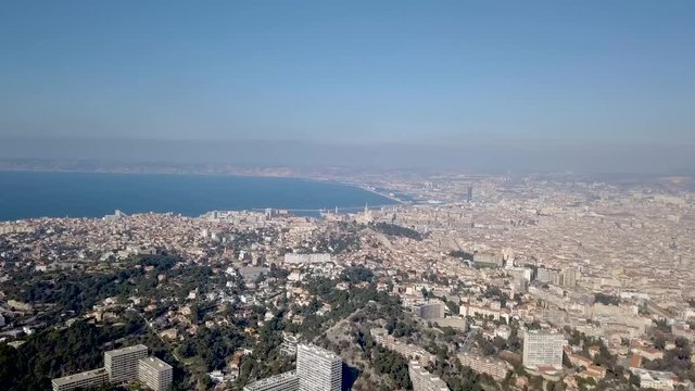 Marseille Drone City Beach