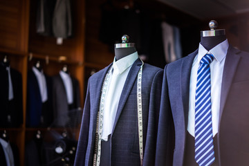 Fototapeta luxury suit in shop obraz