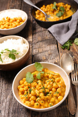 curry chickpea and rice