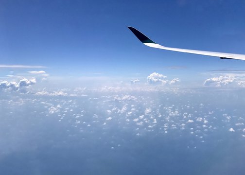 This photo was taken on the flight from Hong Kong To Singapore in April 2017. The feeling above the cloud in the sky is amazing and I enjoy it.