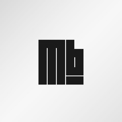 Initial Letter MB Logo Template Vector Design