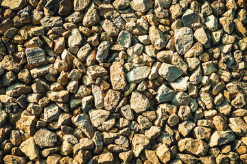 Stones as background and texture.