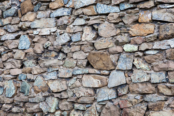 wall made of natural stones