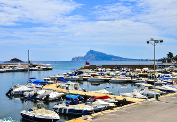 Fototapeta na wymiar Puerto en Altea, Alicante