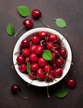 Fresh summer cherry
