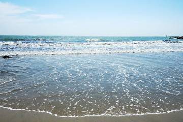 Vacation And Tourism Concept. Paradise Beach.