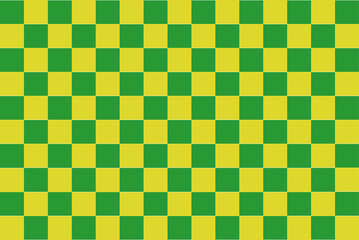 Fondo a cuadros amarillo y verde.