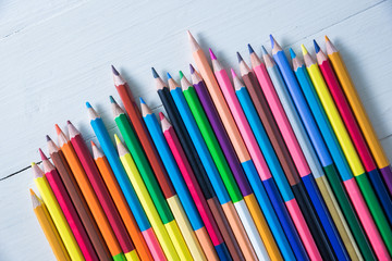 Obraz premium color pencils for background