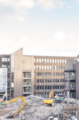 construction site in england