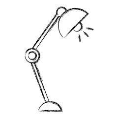 office desk lamp icon vector illustration design