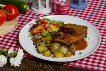 Jedzenie w restauracji